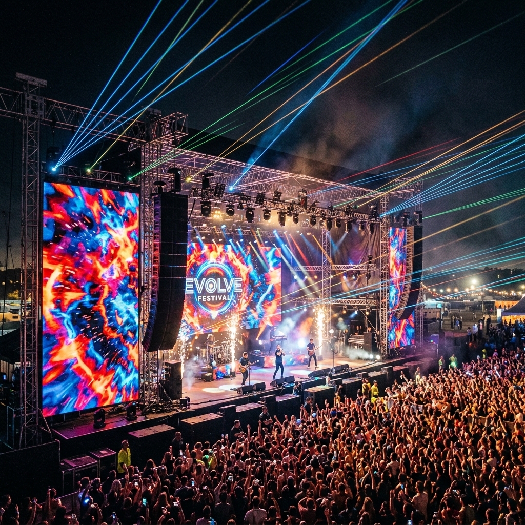 Light Sound Stage Setup